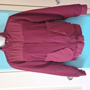 Figs S Morven Insulated Jacket in Burgundy